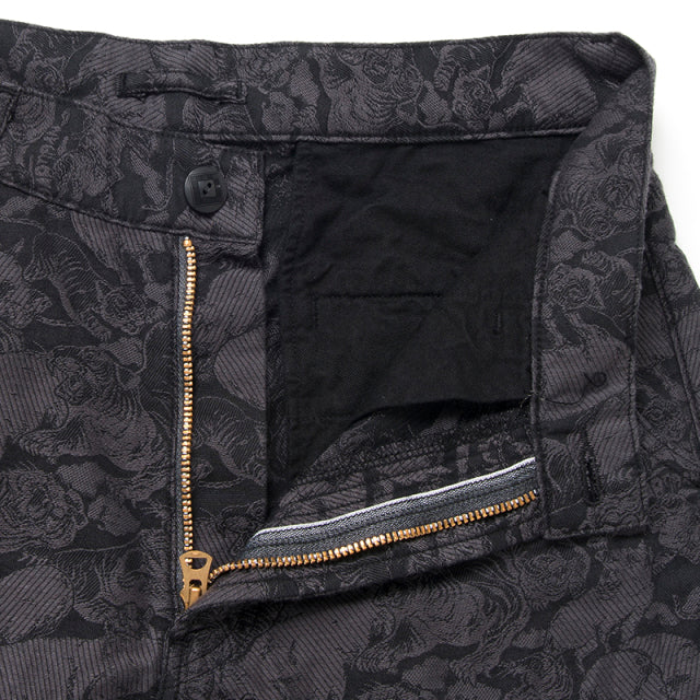 京黒紋付染 百豚ジャガードショートパンツ【1869】BIGサイズ