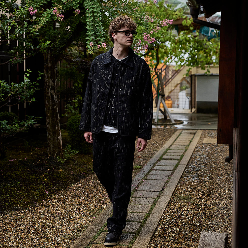 絣染ビーチクロストラウザーズ【1906】 BIGサイズ