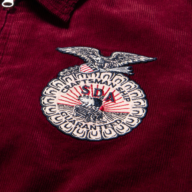 刺繍コーデュロイジャケット【4526】