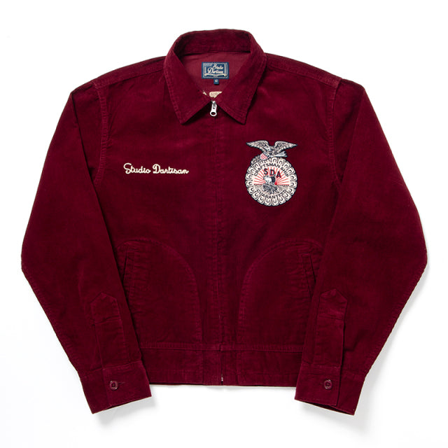 刺繍コーデュロイジャケット【4526】