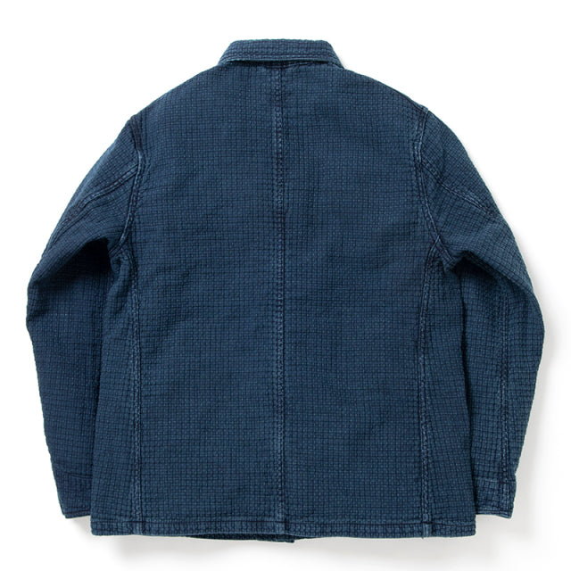 インディゴ刺し子ジャケット【4569】