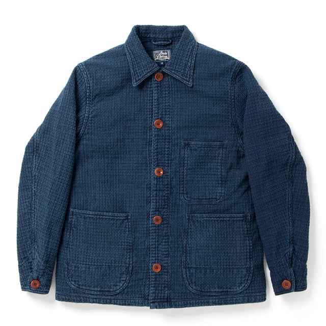 インディゴ刺し子ジャケット【4569】