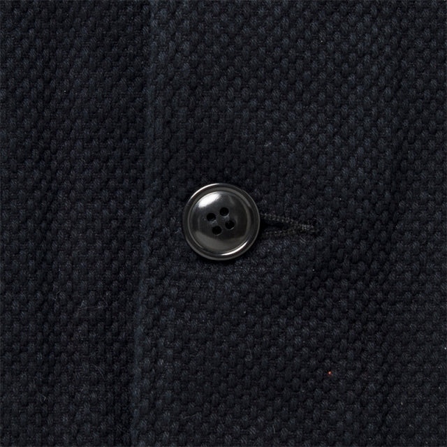 京黒紋付染刺し子ベスト【4573】