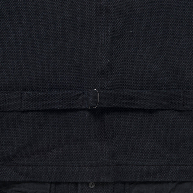 京黒紋付染刺し子ベスト【4573】