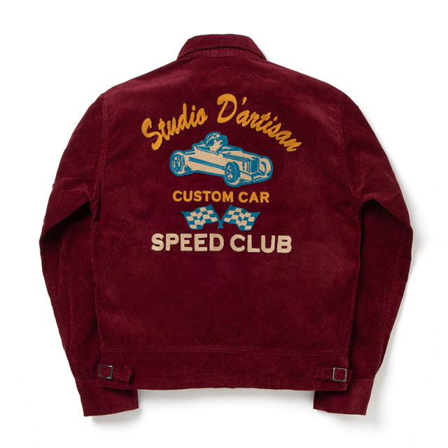 刺繍コーデュロイジャケット【4584】