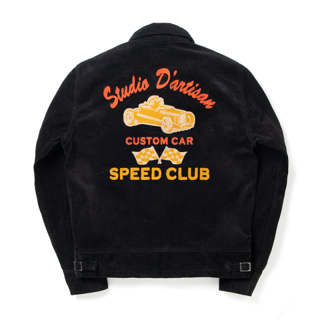 刺繍コーデュロイジャケット【4584】