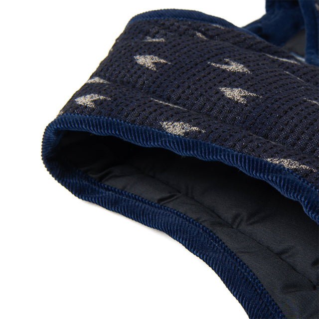 矢絣インディゴ刺し子ベスト【4598】