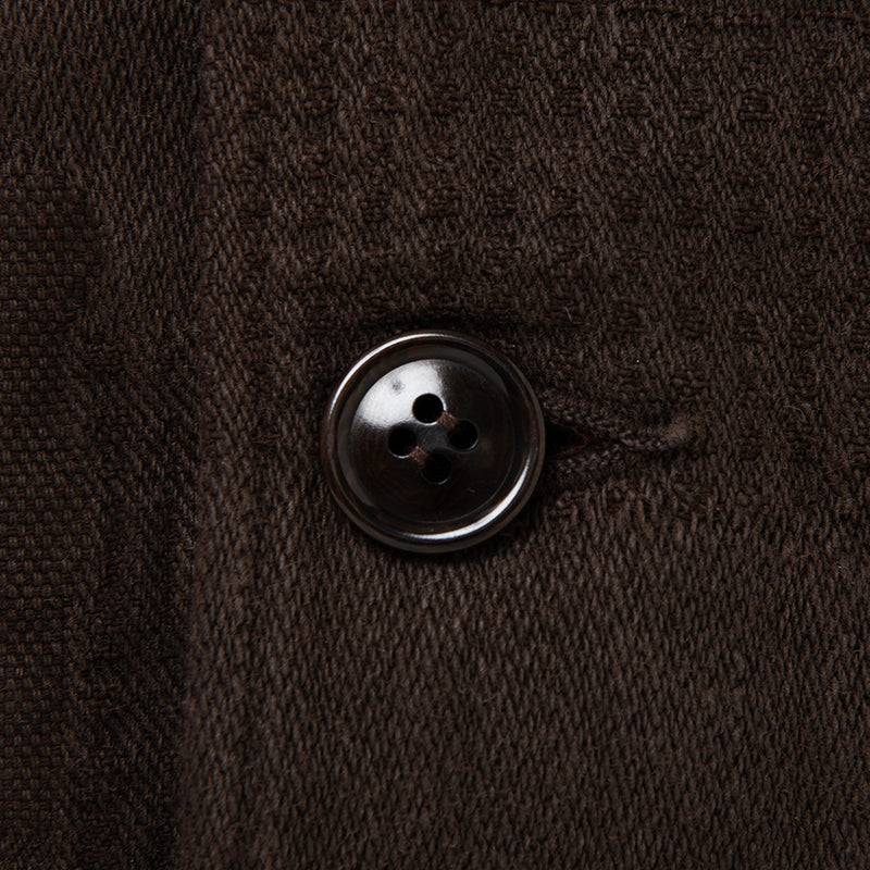 奄美泥染BOROジャガードベスト【4605】