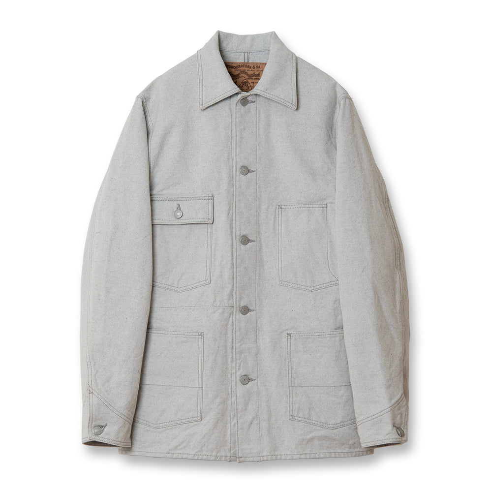 アップサイクルインディゴキャンバスカバーオール【4607】