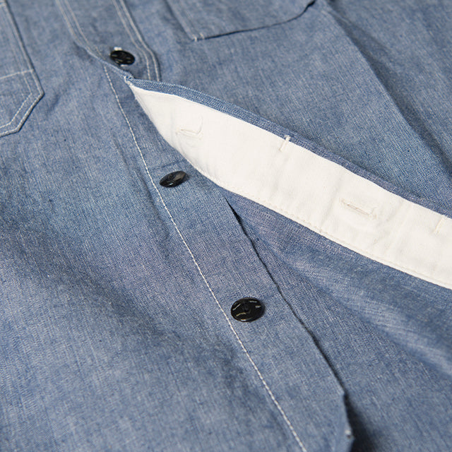 シャンブレー長袖ワークシャツ【5333A】