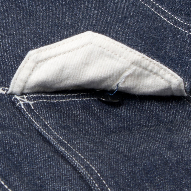 デニム半袖ワークシャツ【5333B-S】