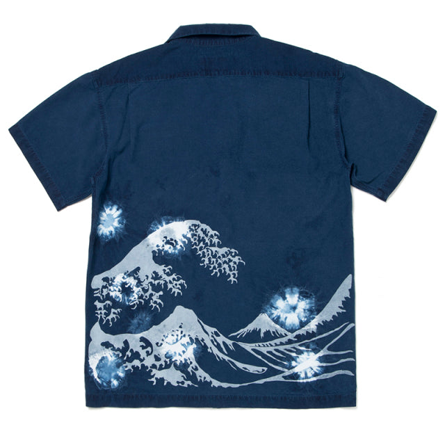 富士山絞りシャツ【5668】