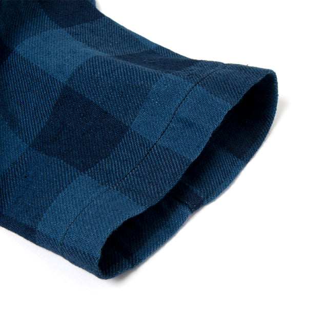 インディゴチェックシャツ【5674】