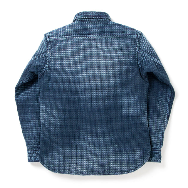 USEDインディゴ刺し子シャツ【5689U】