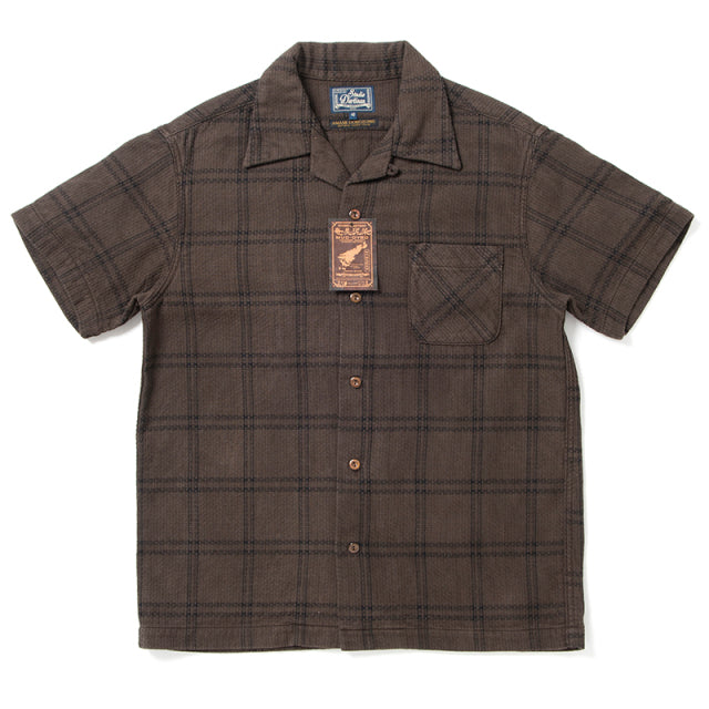 奄美泥染刺し子シャツ【5690】