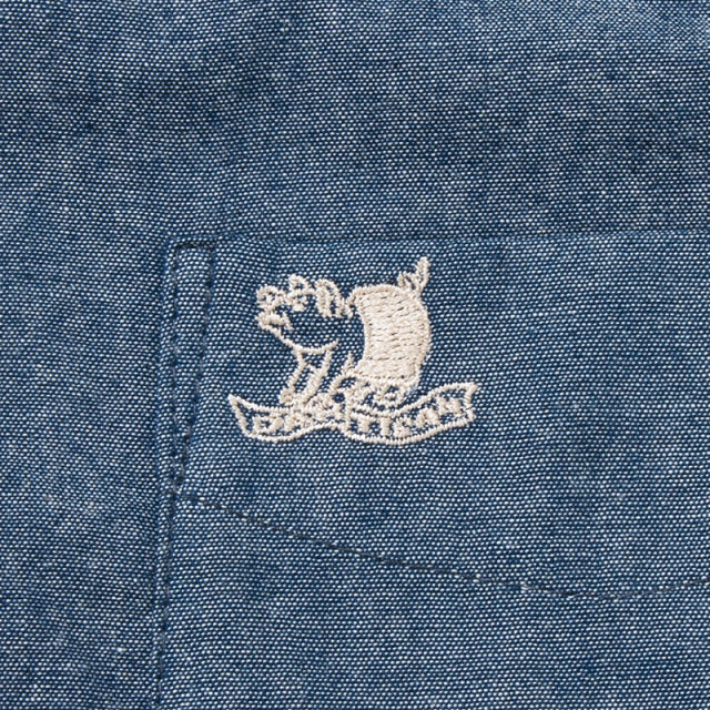 シャンブレーボタンダウンシャツ【5693】