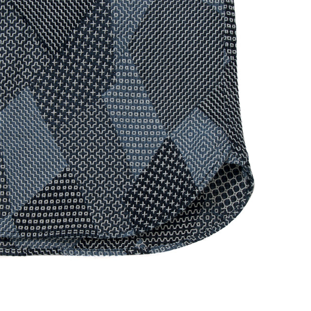 ツギハギ刺し子シャツ【5699】