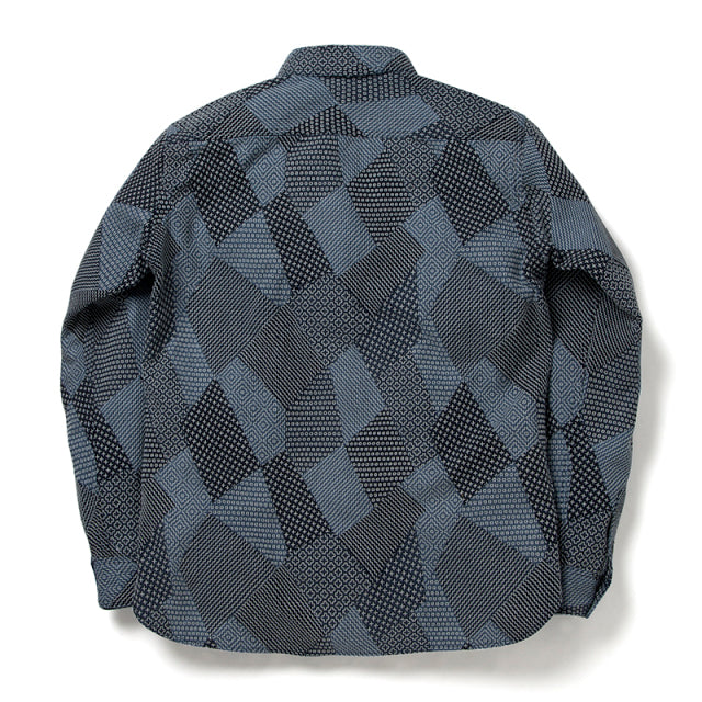 ツギハギ刺し子シャツ【5699】