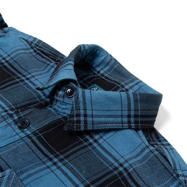 阿波正藍手染めチェックシャツ【5700】