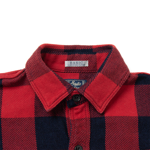 インディゴチェックシャツ【5703】