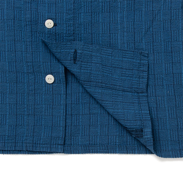 阿波しじら織り長袖シャツ【5706B】