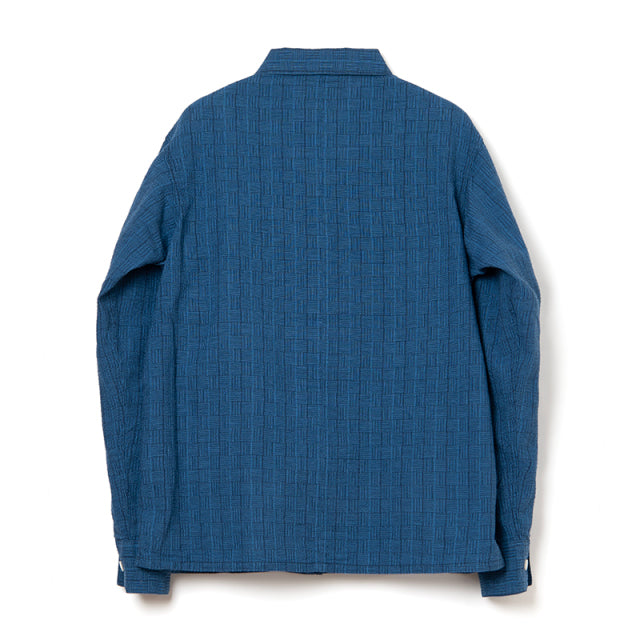 阿波しじら織り長袖シャツ【5706B】