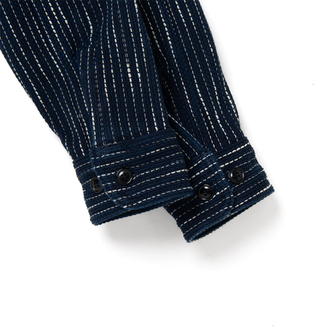 RAIN刺し子長袖シャツ【5709】