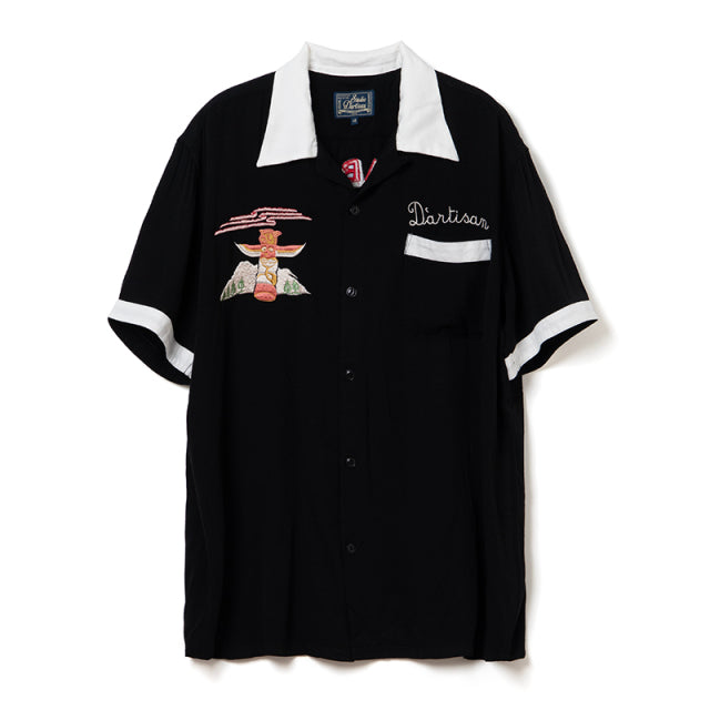 刺繍ボーリングシャツ【5710】