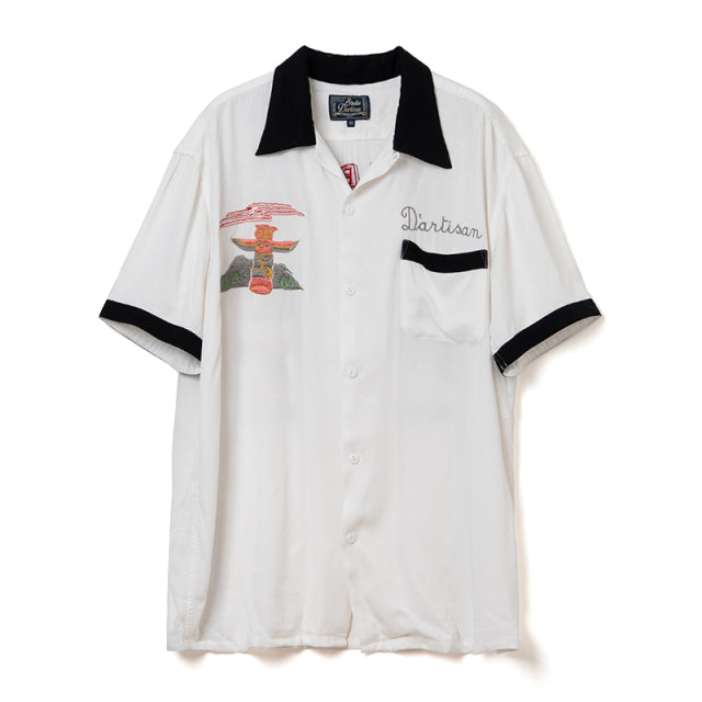 刺繍ボーリングシャツ【5710】