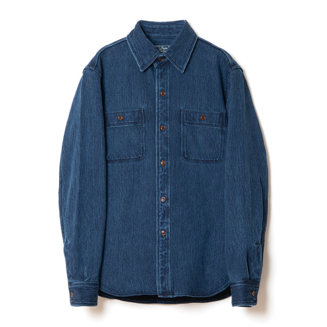 USEDヘビーウェイト刺し子シャツ【5713U】