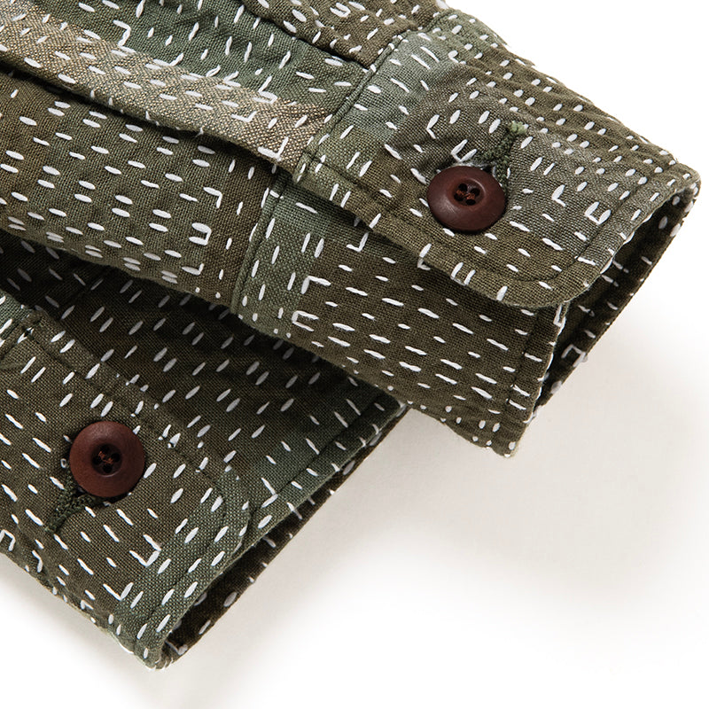 NORAGI ARMY SASHIKO 長袖シャツ【5718】