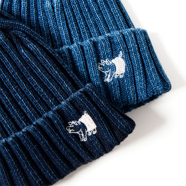 インディゴニットキャップ 【7481】