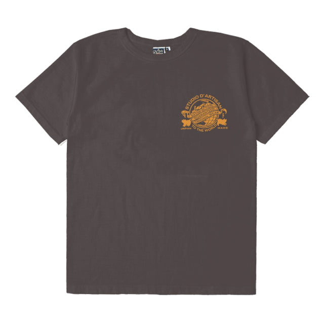 吊り編みプリントTシャツ【8062A】