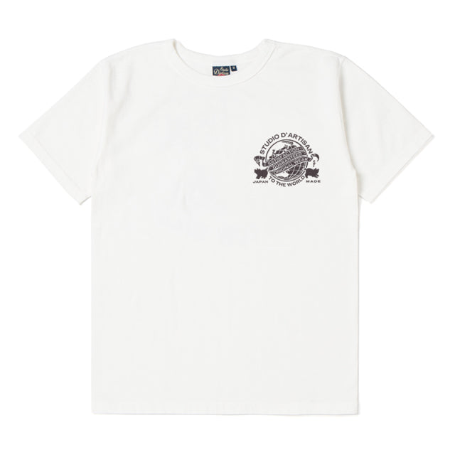 吊り編みプリントTシャツ【8062A】