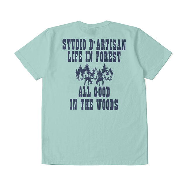 USAコットンプリントTシャツ【8066B】