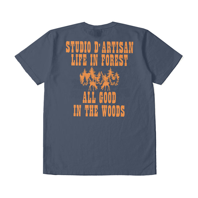 USAコットンプリントTシャツ【8066B】