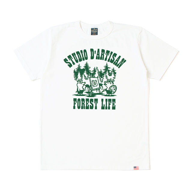 USAコットンプリントTシャツ【8066B】