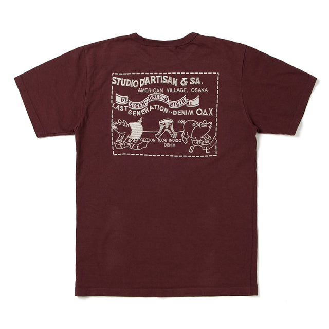 USAコットン刺繍Tシャツ【8096】