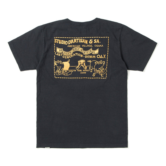 USAコットン刺繍Tシャツ【8096】