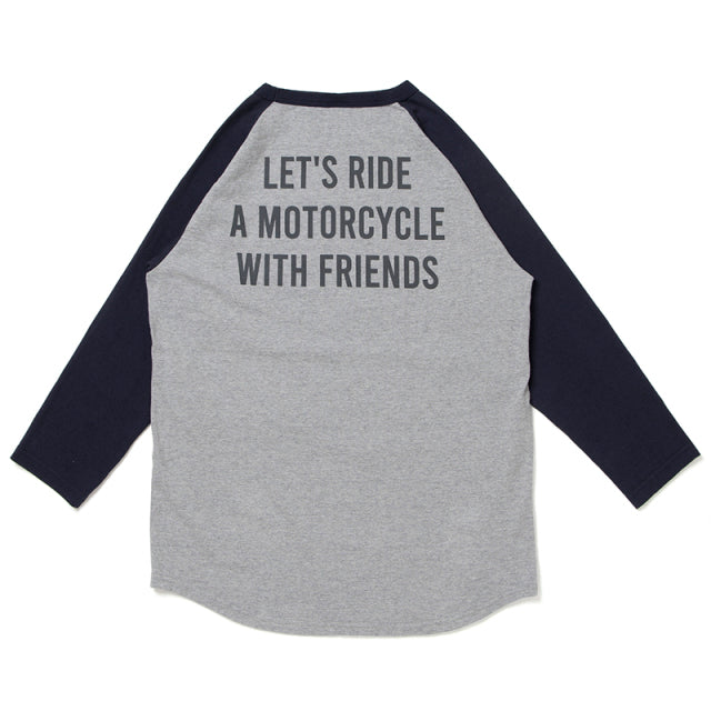 ラグラン7分袖Tシャツ【8098A】