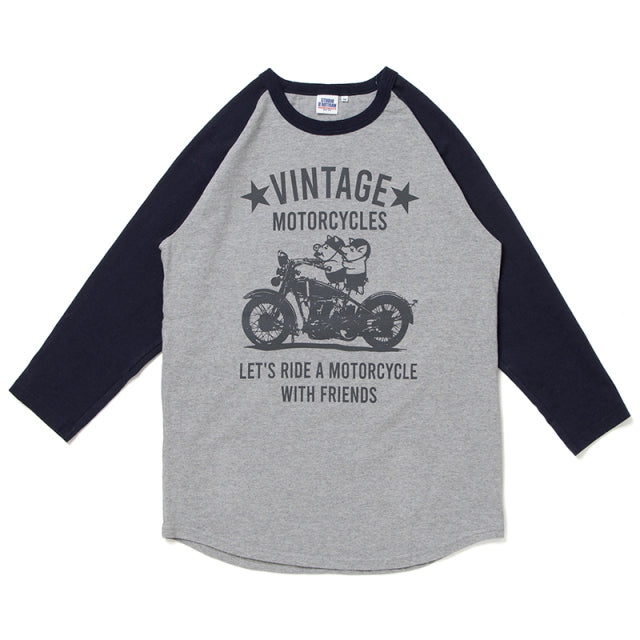 ラグラン7分袖Tシャツ【8098A】