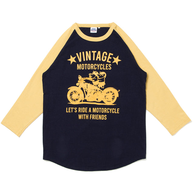 ラグラン7分袖Tシャツ【8098A】