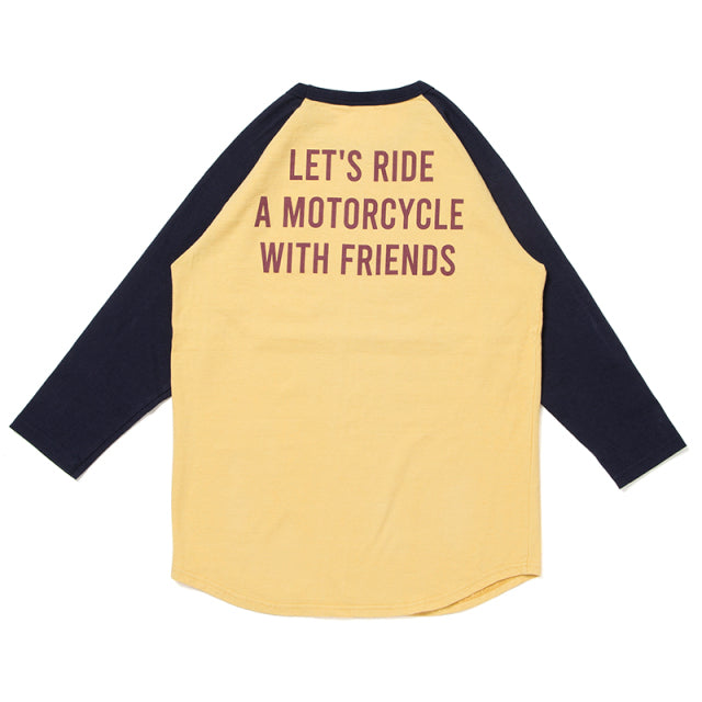 ラグラン7分袖Tシャツ【8098A】