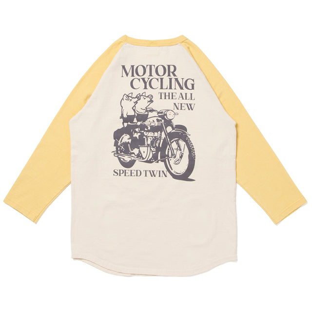 ラグラン7分袖Tシャツ【8098B】