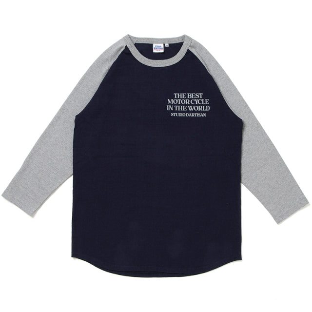 ラグラン7分袖Tシャツ【8098B】