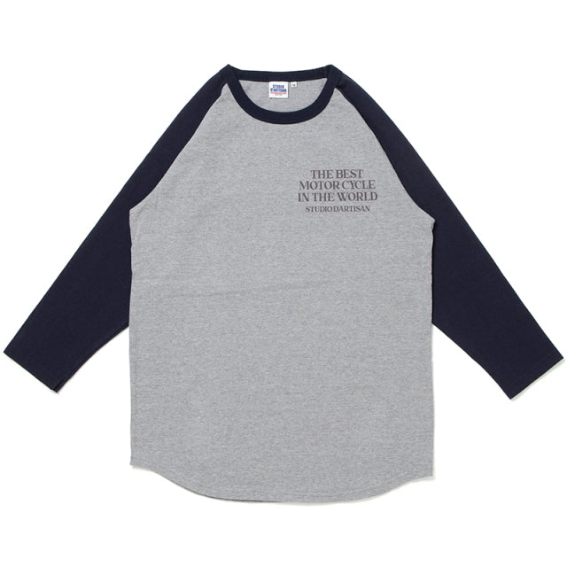 ラグラン7分袖Tシャツ【8098B】