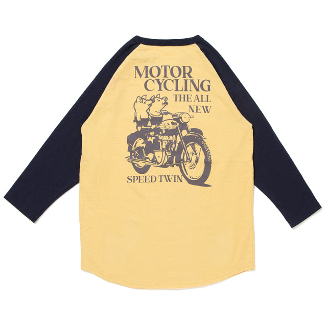 ラグラン7分袖Tシャツ【8098B】