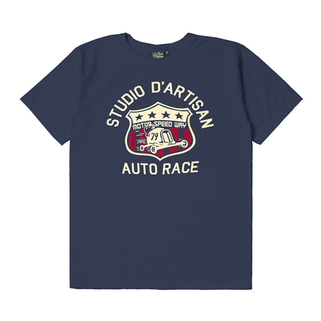 吊り編みプリントTシャツ【8103A】