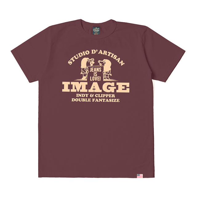 USAコットンプリントTシャツ【8106A】