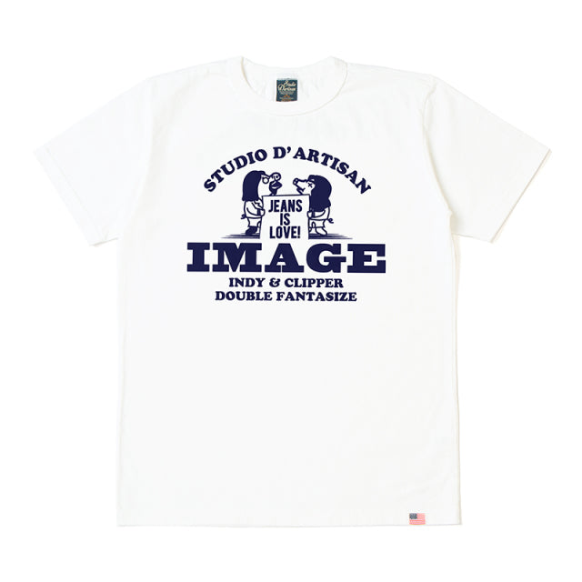 USAコットンプリントTシャツ【8106A】